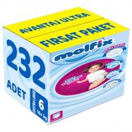 Molfix No:6 XLarge 232 Adet Külot Bebek Bezi