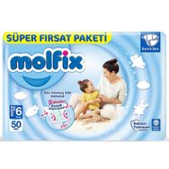 Molfix No:6 XLarge 50 Adet Bebek Bezi