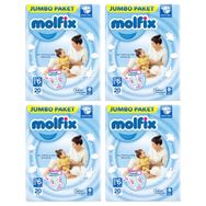 Molfix No:6 XLarge 80 Adet Bebek Bezi