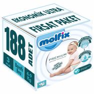 Molfix Premium No:3 Midi 188 Adet Bebek Bezi