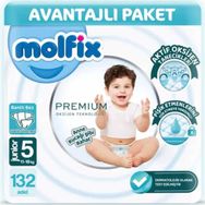 Molfix Premium No:5 Junior 132 Adet Bebek Bezi