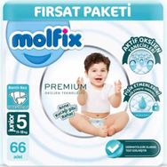 Molfix Premium No:5 Junior 66 Adet Bebek Bezi