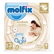 Molfix Pure&Soft No:3 Midi 34 Adet Bebek Bezi