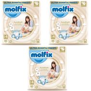 Molfix Pure&Soft No:4 Maxi 258 Adet Bebek Bezi