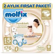 Molfix Pure&Soft No:5 Junior 176 Adet Bebek Bezi