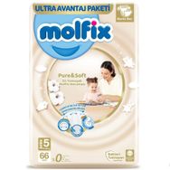 Molfix Pure&Soft No:5 Junior 66 Adet Bebek Bezi