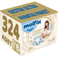 Molfix Pure&Soft No:6 XLarge 324 Adet Bebek Bezi