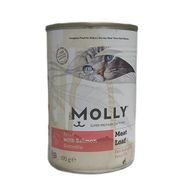 Molly Somonlu Pate içeriside Parça Etli 395 Gr Yavru Kedi Konservesi