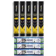 Molly Tavuklu Krema 5x15 gr Sıvı Kedi Ödül Maması + 3'lü Sticks