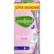 Molped 16 Adet Anatomik Gece Ekonomik Ultra Hijyenik Ped
