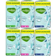Molped Antibakteriyel Normal + Uzun + Gece 128 Adet Hijyenik Ped