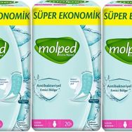 Molped Extra Antibakteriyel Uzun 3x20 Adet Hijyenik Ped