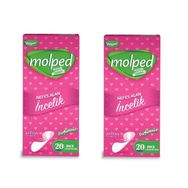 Molped İnce Parfümsüz 2x20'li Günlük Ped