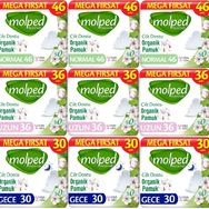 Molped Pure Soft 138 Adet Normal + 108 Adet Uzun + 90 Adet Gece Hijyenik Ped