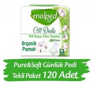 Molped Pure&Soft Günlük Swli 120 Adet Pedi