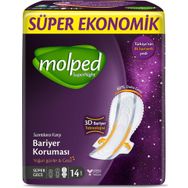 Molped Süper Ekonomik Süpernight Süper Gece 14x3 42 Adet Ped