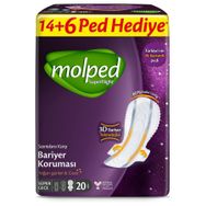 Molped Süper Gece 20 Adet Supernight Dev Ekonomik Ped
