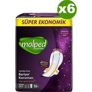 Molped Super Night Süper Gece 16'lı Hijyenik Ped