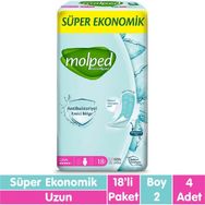 Molped Uzun 18x4 72 Adet Süper Ekonomik Ped
