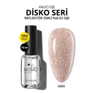 Momo Professional Disko D004 Nude Pembe 10 ml Kalıcı Oje