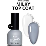 Momo Professional Milky Top Coat 10 ml Kalıcı Oje