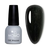 Momo Professional S016 Hafif Simli Siyah 14 ml Kalıcı Oje