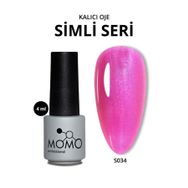Momo Professional S034 Mor Sedefli Fuşya 4 ml Kalıcı Oje