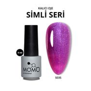 Momo S035 Mavi Sedefli Mor 4 ml Kalıcı Oje