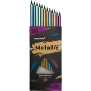 Monami Metalik 12 Renk Kuru Boya