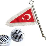 Monero Motorsiklet Makam Bayrağı ve Nikel Hella Korna Takımı