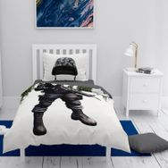 Monohome Asker 3D Pamuk Saten Renkli Çocuk 160x220 cm Nevresim Takımı