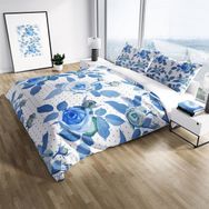 Monohome Blue Rose Freshness Naturel Renkli Çift Kişilik 200x220 cm Nevresim Takımı