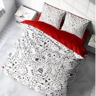 Monohome Catsy 3D Renkli Çift Kişilik 200x220 cm Nevresim Takımı
