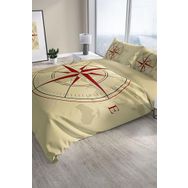 Monohome Cattleya Compass 3D Pamuk Saten Çift Kişilik Nevresim Takımı