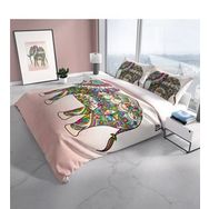 Monohome Cattleya Elephant 3d Pamuk Saten Çift Kişilik Nevresim Takımı