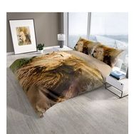 Monohome Cattleya Lion 3d Pamuk Saten Çift Kişilik Nevresim Takımı