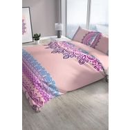 Monohome Cattleya Mandala 3D Pamuk Saten Çift Kişilik Nevresim Takımı