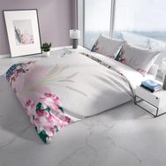 Monohome Cattleya Peacock 3d Pamuk Saten Çift Kişilik Nevresim Takımı