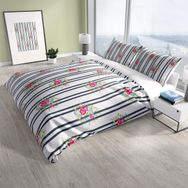 Monohome Cattleya Ribbon 3d Pamuk Saten Çift Kişilik Nevresim Takımı