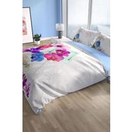 Monohome Cattleya Rose Love 3D Pamuk Saten Çift Kişilik Nevresim Takımı