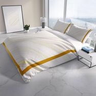 Monohome Cattleya White 3D Pamuk Saten Çift Kişilik Nevresim Takımı