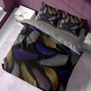 Monohome Color Leaf 3D Pamuk Saten Renkli Çift Kişilik 200x220 cm Nevresim Takımı