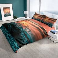 Monohome Deniz 3D Renkli Çift Kişilik 200x220 cm Nevresim Takımı