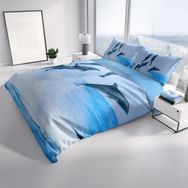 Monohome Dolphin 2 3D Pamuk Saten Çift Kişilik 200x220 cm Nevresim Takımı