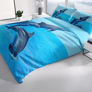 Monohome Dolphin 3 3D Pamuk Saten Çift Kişilik 200x220 cm Nevresim Takımı