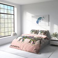 Monohome Elephant 3D Pamuk Saten Çift Kişilik 200x220 cm Nevresim Takımı