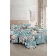 Monohome Floral Desing Luxury Pamuk Saten Çift Kişilik Nevresim Takımı