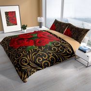 Monohome Gold Baraque Klasik Renkli Çift Kişilik 200x220 cm Nevresim Takımı