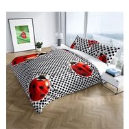 Monohome Ladybug 3D Dijital Baskılı Çift Kişilik Nevresim Takımı