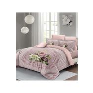 Monohome Lastikli Çarşaflı %100 Pamuk Saten Damascus Rose Çift Kişilik Nevresim Takımı